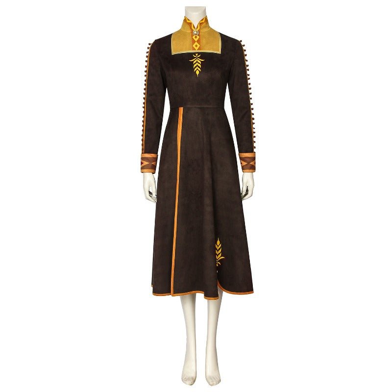 Conjunto Épico de Anna de Frozen II Com Sapatos - Abrace a Magia de Arendelle - Estrela Cosplay