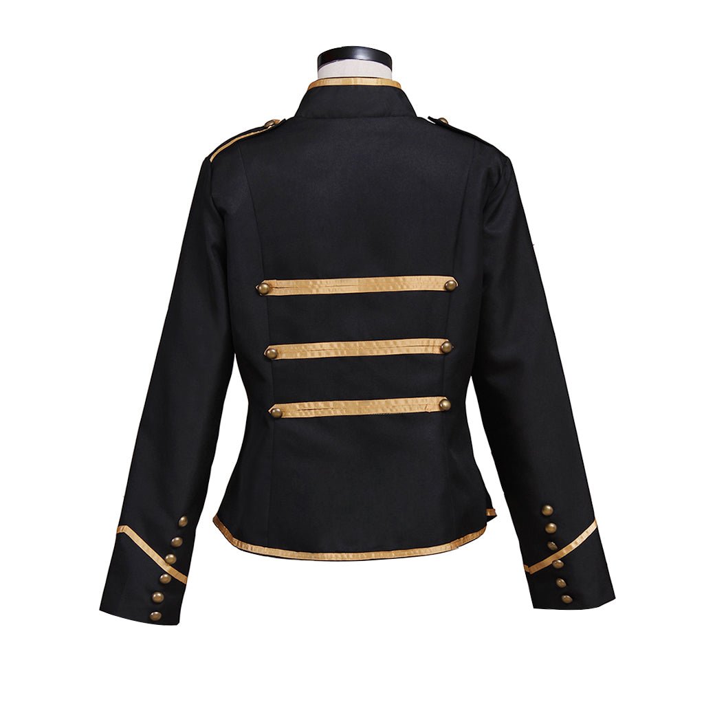 Casaco Militar Dourado e Preto para Adultos | My Chemical Romance Parade - Estrela Cosplay