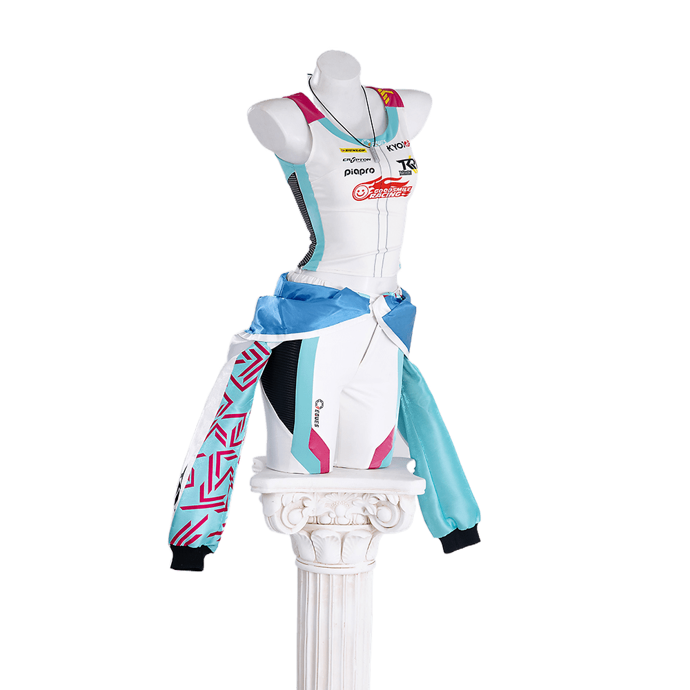 Fantasia de Cosplay Hatsune Miku Racing KYOJO CUP 2024 - Traje de Anime de Alta Qualidade - Estrela Cosplay