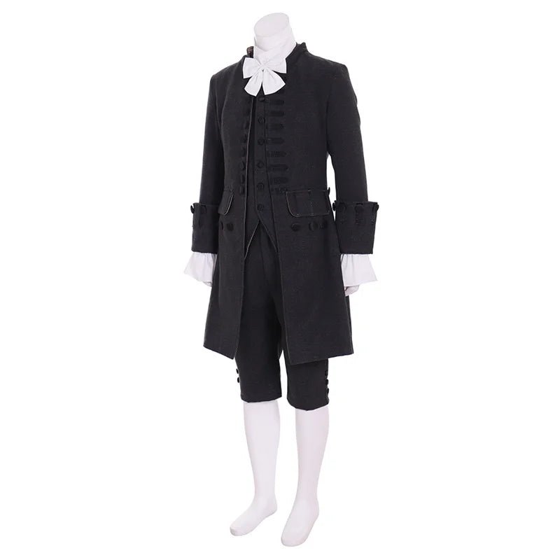 Uniforme Colonial do Século 18 para Homens - Fantasia Vitoriana Rococo Regência Retro | Traje Personalizado para Cosplay - Estrela Cosplay