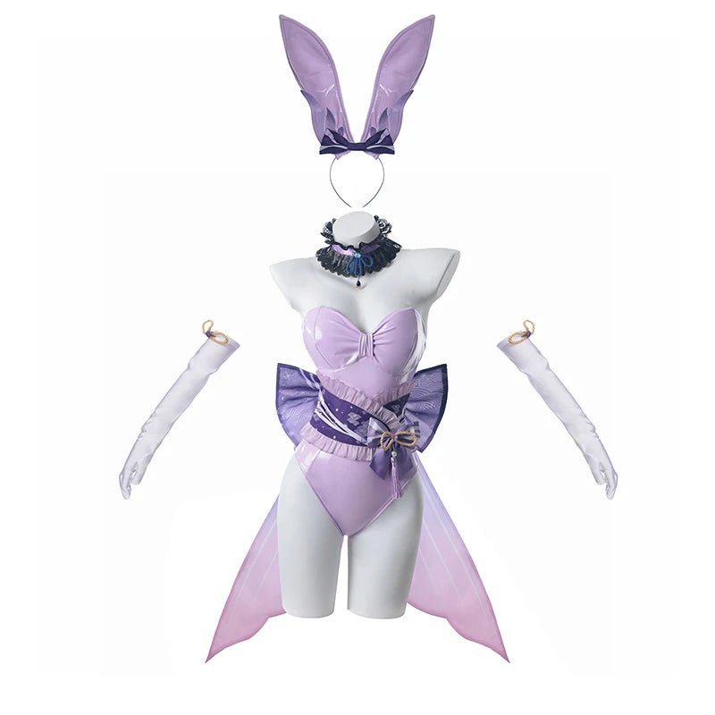 Fantasia Bunny Girl Kokomi Cosplay Genshin Impact - Estilo A e B - Estrela Cosplay