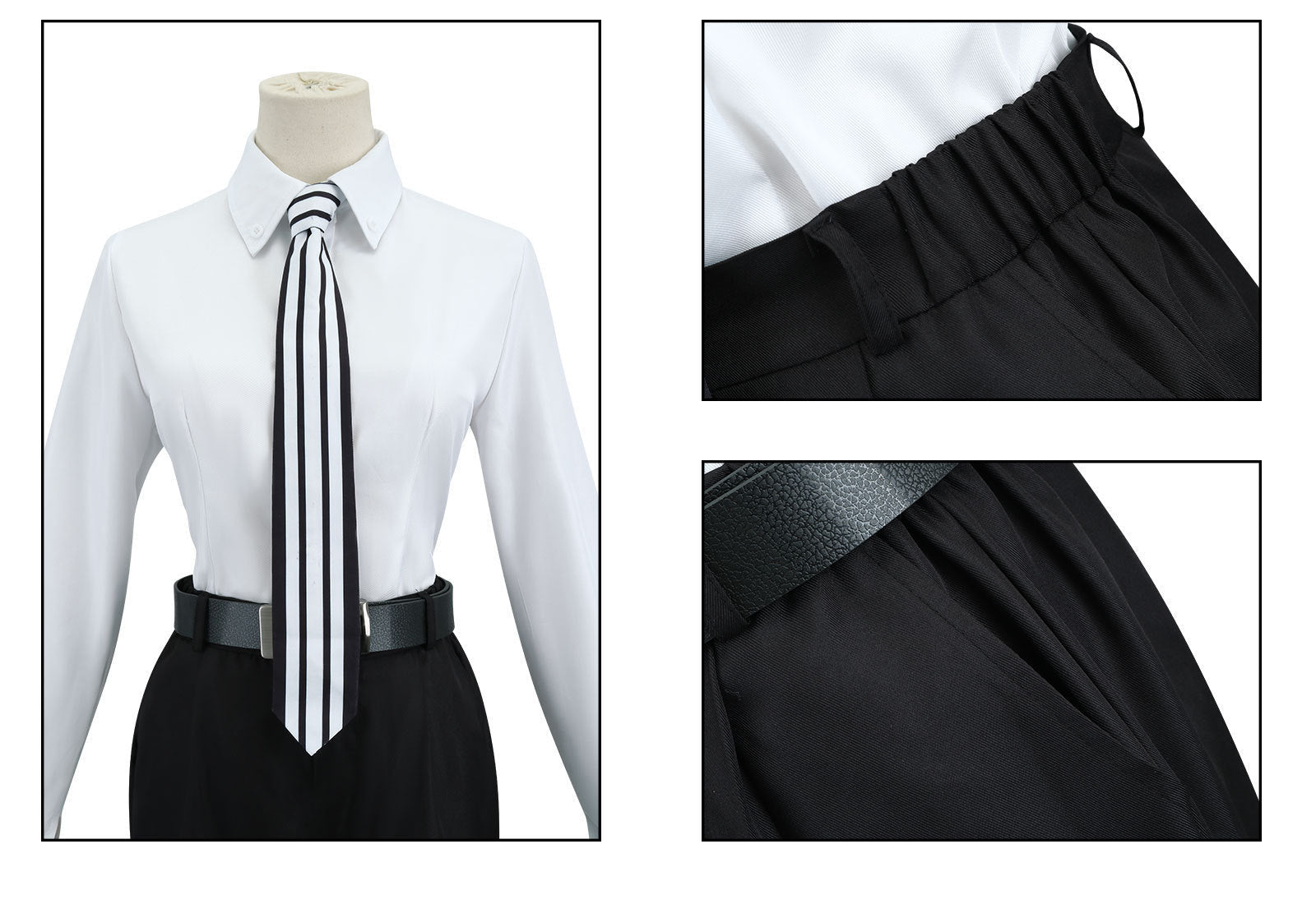 Traje de Cosplay Persona 5 Maki Sonohara Cinza - Estrela Cosplay