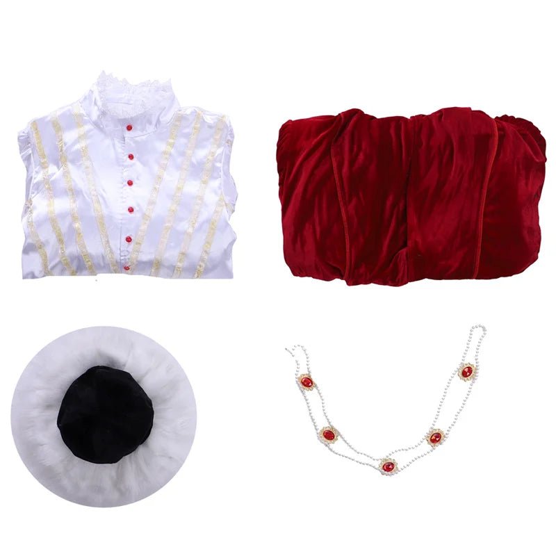 Fantasia de Rei Henrique VIII Cosplay Renascença Europeia com Capa e Chapéu | Traje Medieval de Halloween - Estrela Cosplay