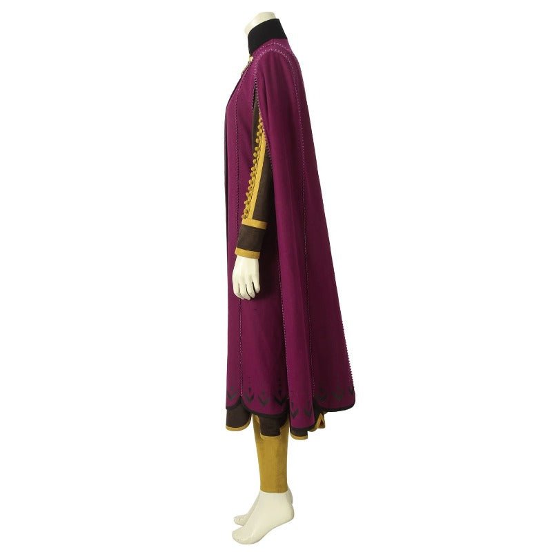 Vestido de Princesa Anna Rainha do Gelo 2 Cosplay Completo para Adultos - Estrela Cosplay