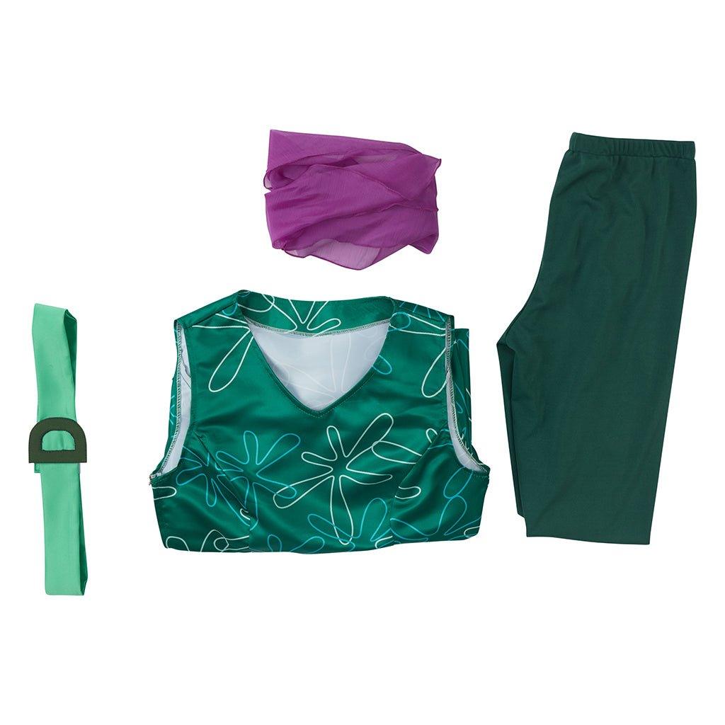 Fantasia de Disgust Cosplay | Vestido Verde para Mulheres | Traje de Festa de Halloween - Estrela Cosplay