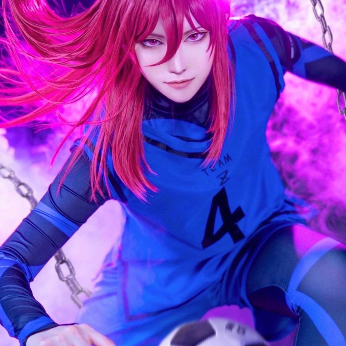 Peruca de Cosplay de Blue Lock - Isagi Yoichi, Chigiri Bachira, Rensuke Kunigami - Uniforme de Treino de Futebol - Estrela Cosplay