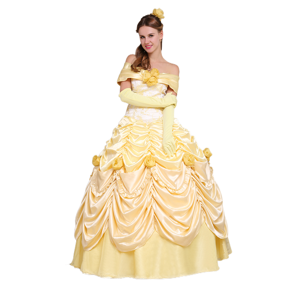 Fantasia de Bela e a Fera | Série de Cosplay de Bela | Vestido de Princesa para Eventos - Estrela Cosplay