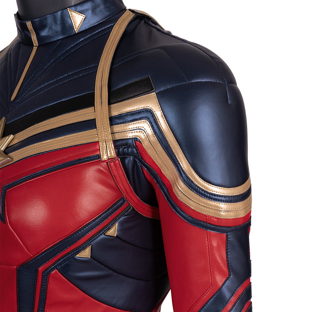 Traje de Cosplay Captain Marvel Avengers Endgame - Réplica Premium do Filme - Estrela Cosplay