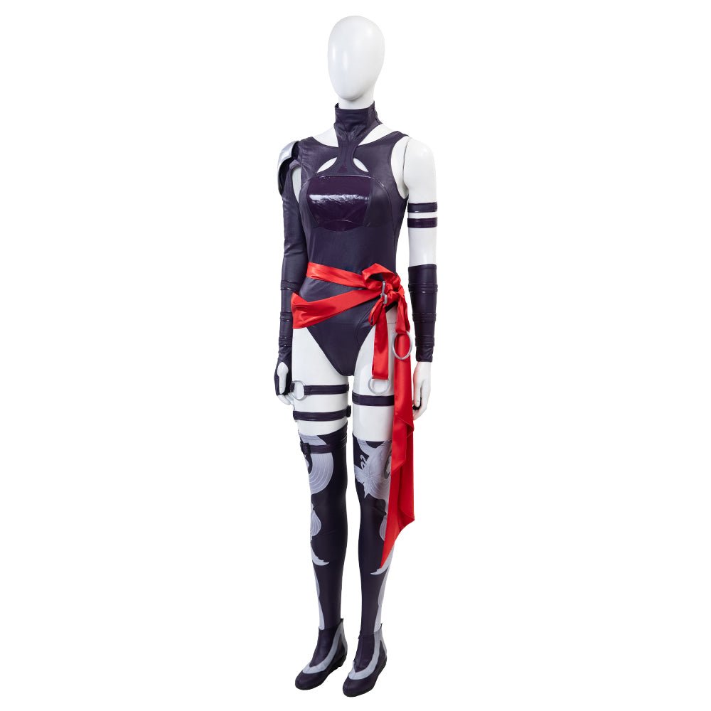 Fantasia de Cosplay Psylocke X-Men - Qualidade Premium para Fãs de Anime - Estrela Cosplay