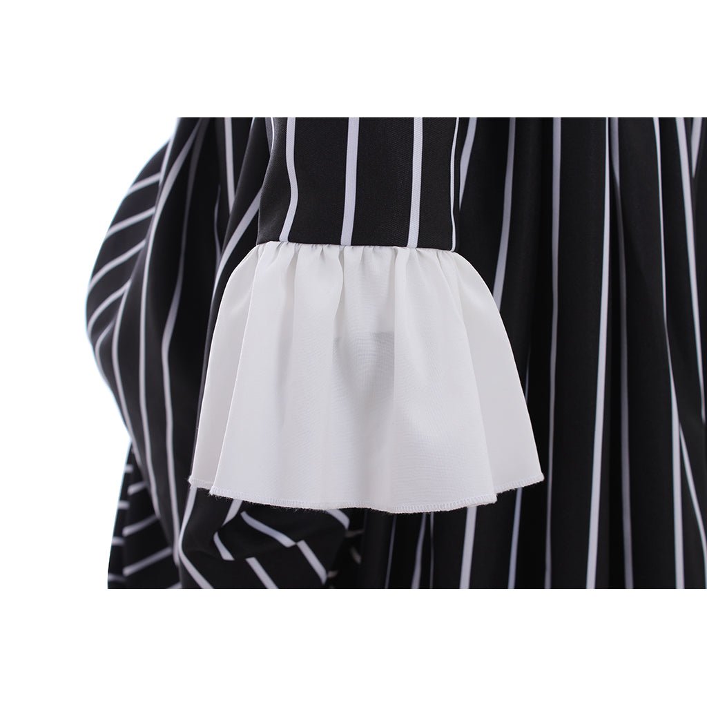 Fantasia Jack Skellington Terno Listrado Preto para Festa de Halloween - Estrela Cosplay