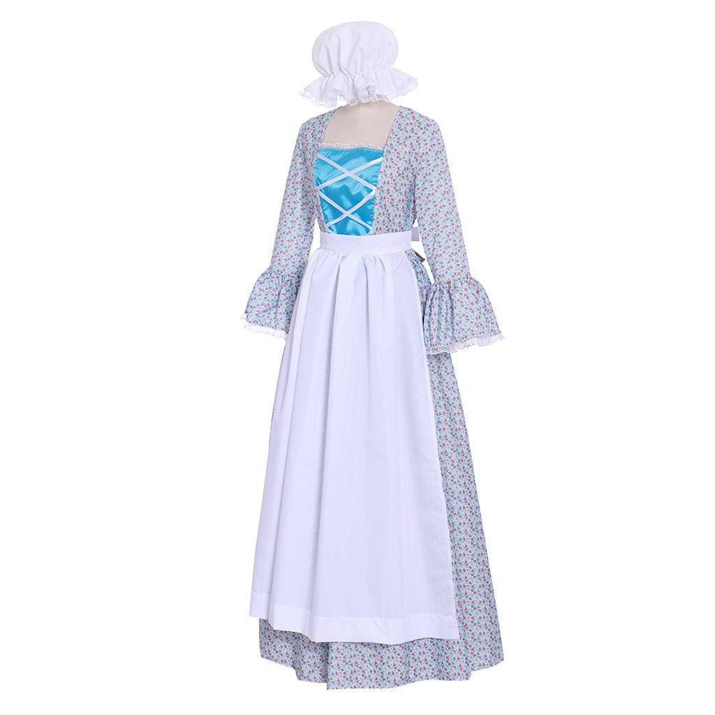 Vestido Vitoriano Pioneiro Prairie Floral Colonial para Mulheres Estilo Lolita - Estrela Cosplay