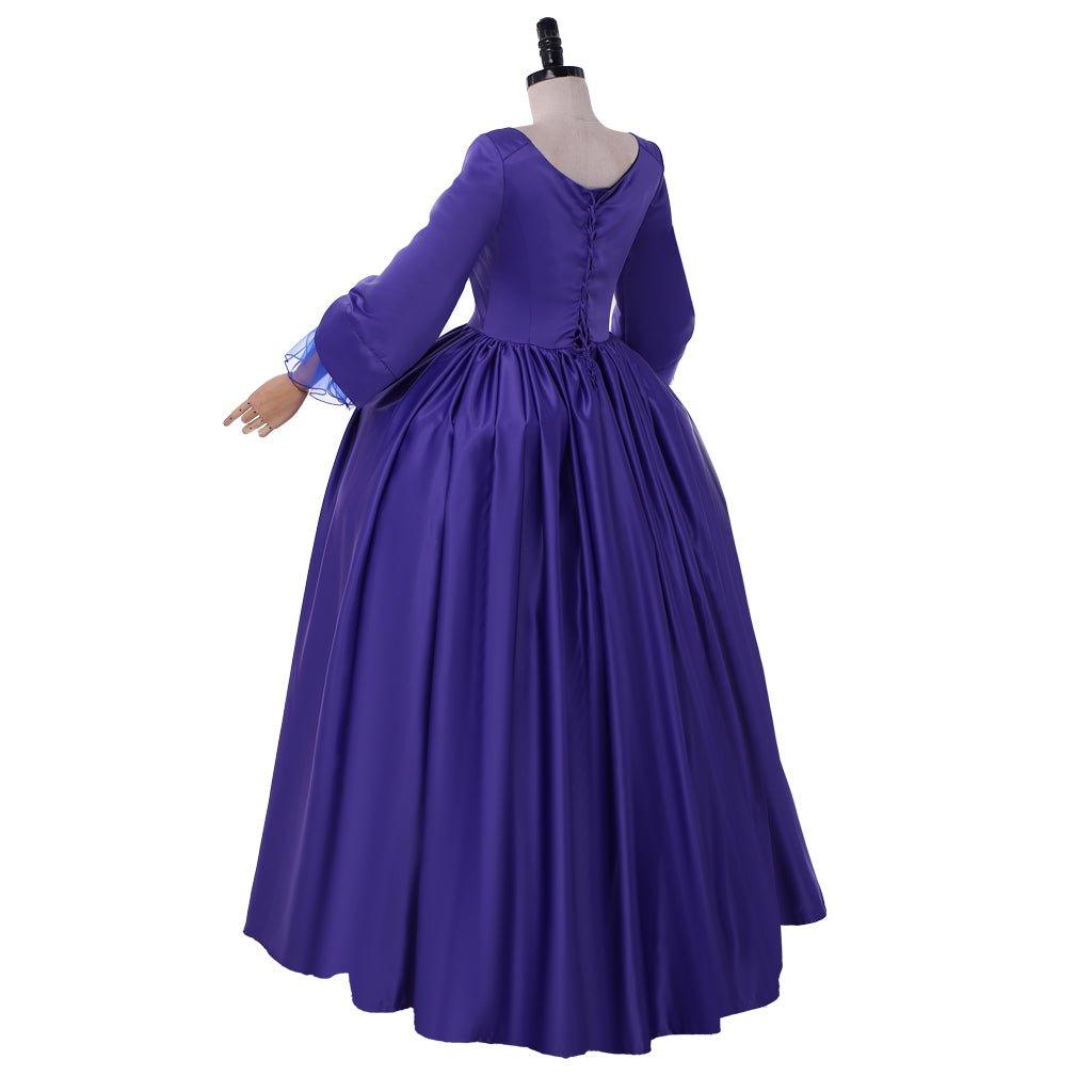 Vestido de Baile Violeta-Azul Claire Outlander | Fantasia Medieval para Halloween - Estrela Cosplay