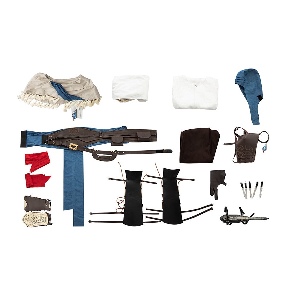 Traje de Cosplay Basim - Assassin's Creed Mirage para Amantes de Jogos - Estrela Cosplay