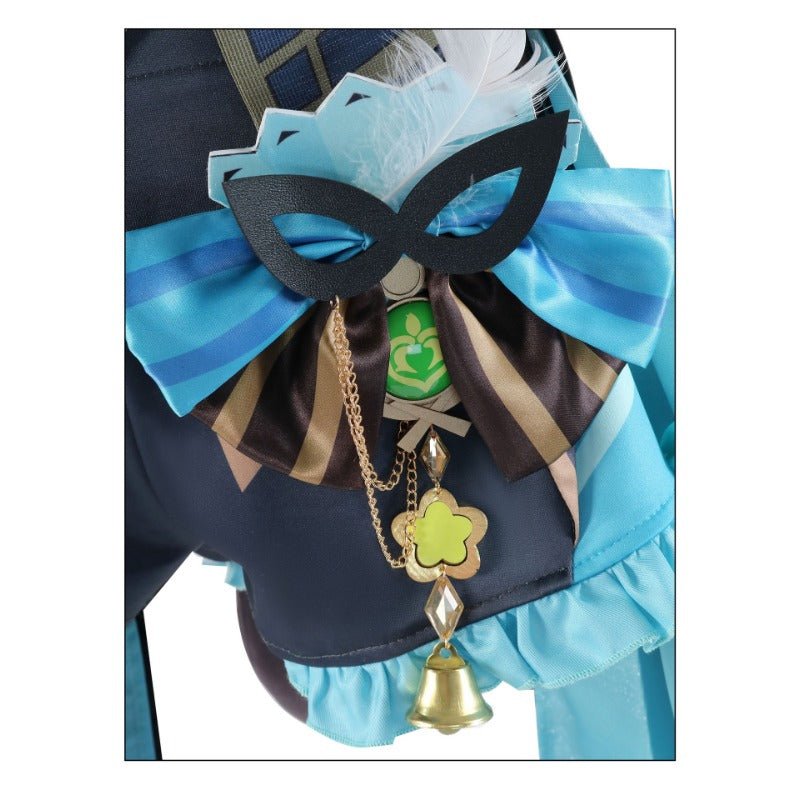 Fantasia de Cosplay de Kirara de Genshin Impact - Nova Pele de Patrulheiro Fantasma - Estrela Cosplay