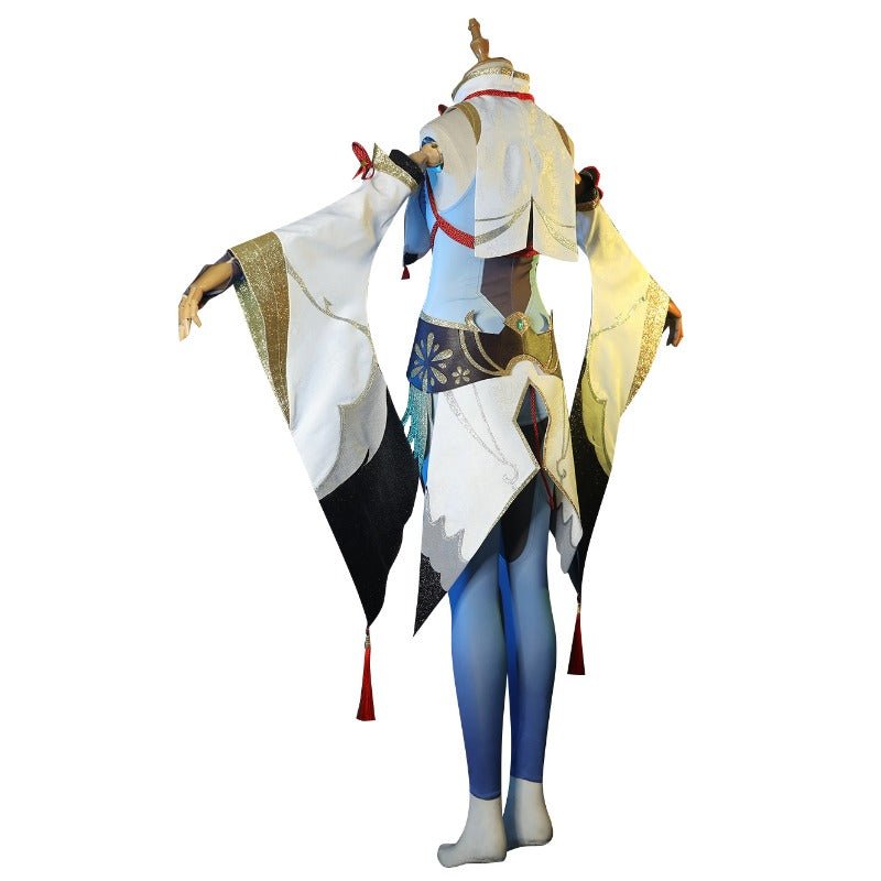 Fantasia de Shenhe de Genshin Impact - Conjunto Completo para Halloween e Roleplay - Estrela Cosplay