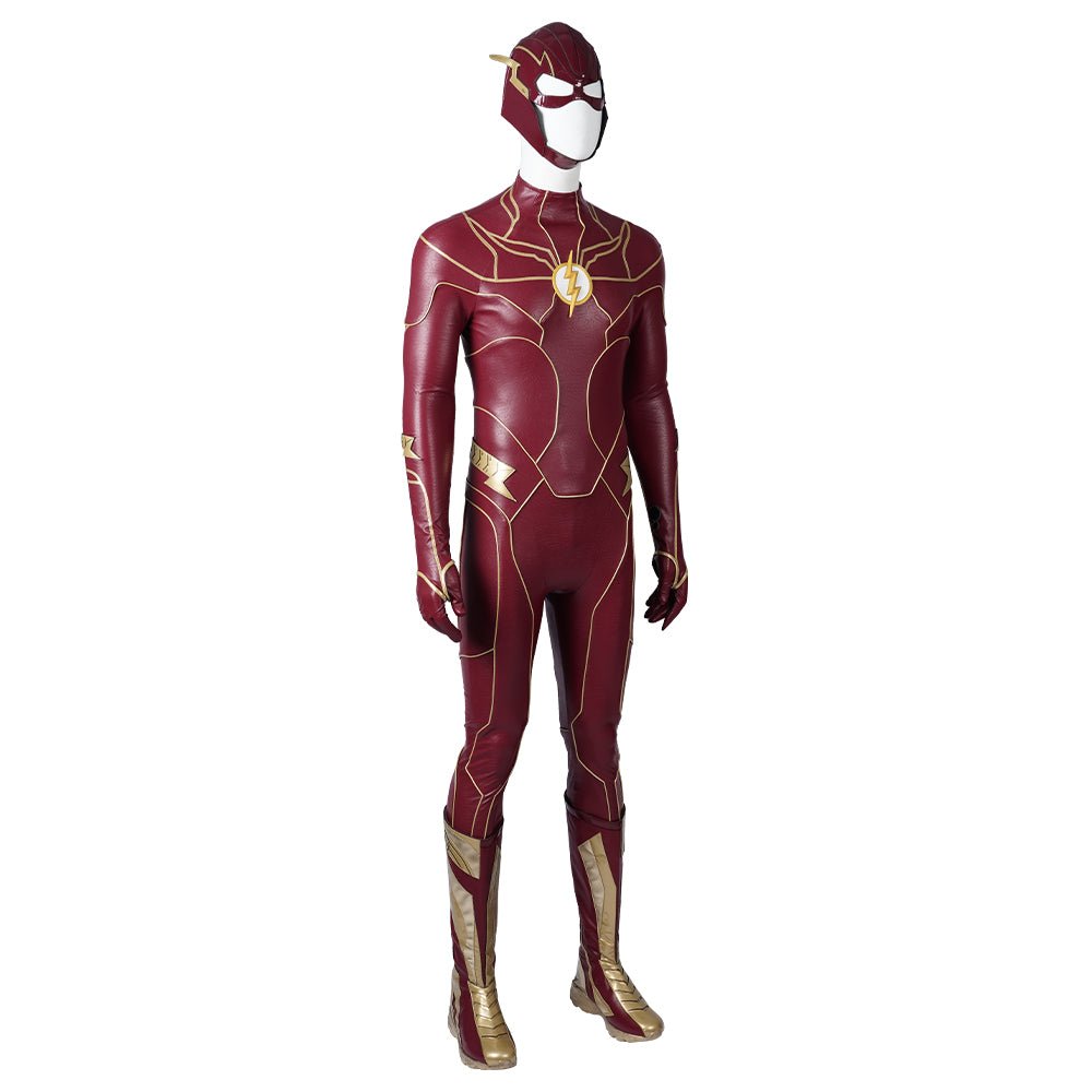 Fantasia de The Flash 2023 Halloween Cosplay Barry Allen Conjunto de Macaquinho - Estrela Cosplay