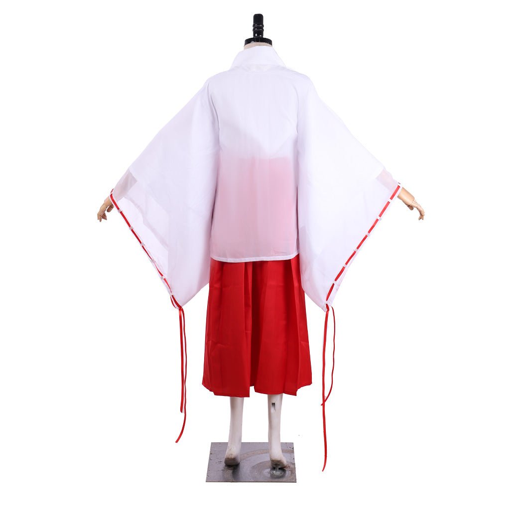 Conjunto Completo de Kimono de Cosplay de Inuyasha Kikyo - Estrela Cosplay