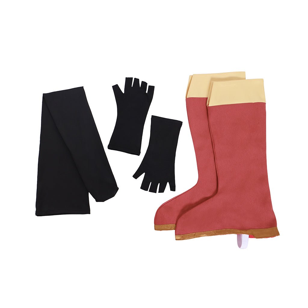 Fantasia de Cosplay Megumin Arquiteta Bruxa Vermelha de KonoSuba para Halloween - Estrela Cosplay