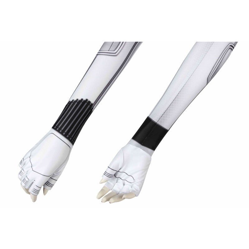 Traje de Cosplay Black Widow Natasha Romanoff Terno Branco Ver 3D Feito à Mão - Estrela Cosplay