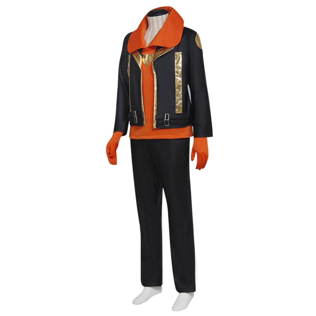 Fantasia de Cosplay Casaco de Couro Preto da Equipe Spark do Pokemon Go - Estrela Cosplay
