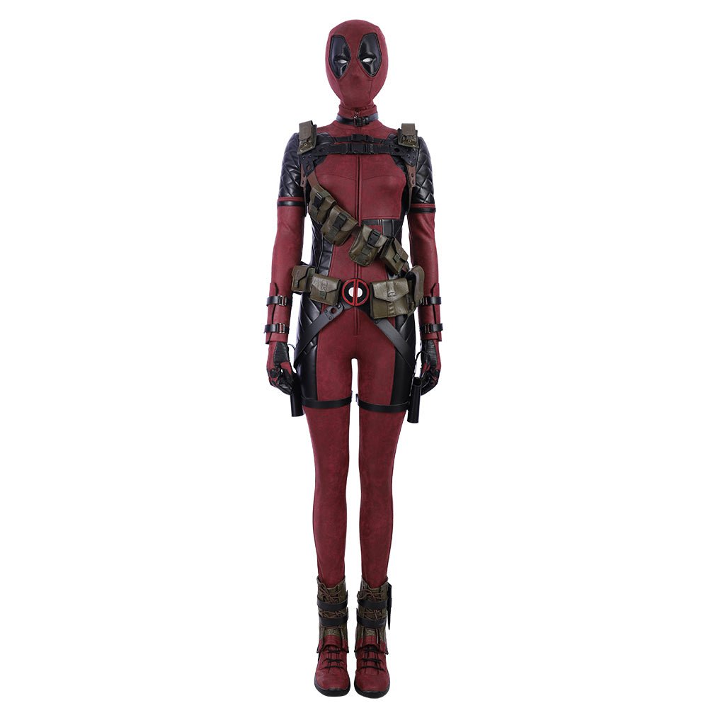 Fantasia Deadpool Feminina Cosplay - Traje de Alta Qualidade para Mulheres - Estrela Cosplay