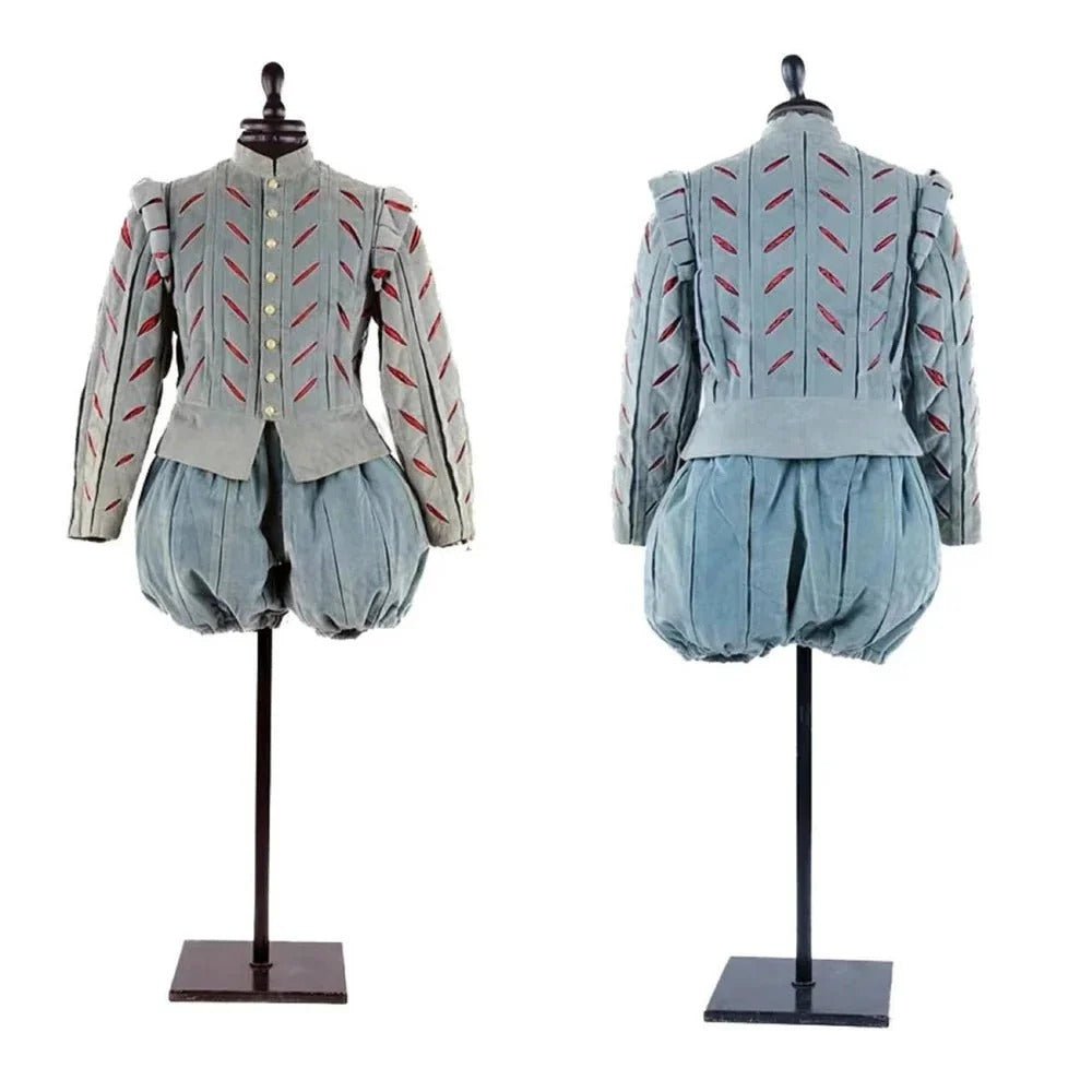 Traje de Rei e Príncipe Tudor para Homens - Traje Medieval de Cavaleiro da Renascença - Estrela Cosplay