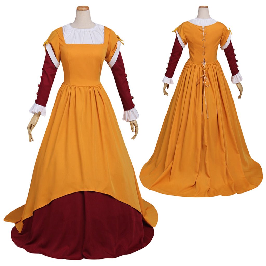 Vestido Medieval para Adultas Prom Gótico Vitoriano Estilo Guerra Civil Mascarada Prom Rococo Marie Antoinette Bailarina - Estrela Cosplay