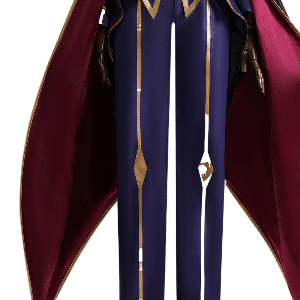 Fantasia Cosplay ZERO de Code Geass: Lelouch da Rebelião - Traje de Anime de Alta Qualidade - Estrela Cosplay