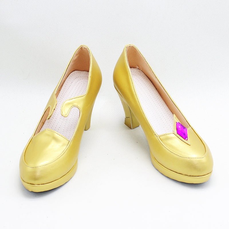 Sapatos Cosplay Mona Genshin Impact Saltos Altos para Mulheres Sapatos Halloween Cosplay - Estrela Cosplay