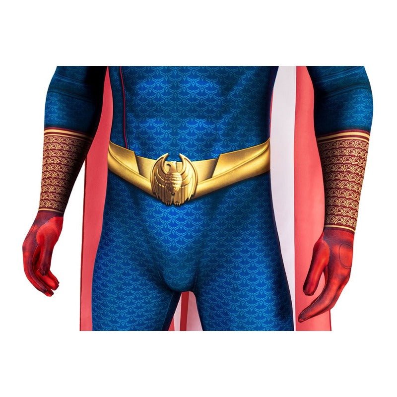 Fantasia Homelander para Homens com Capa – Fantasia de Super-Herói para Halloween - Estrela Cosplay