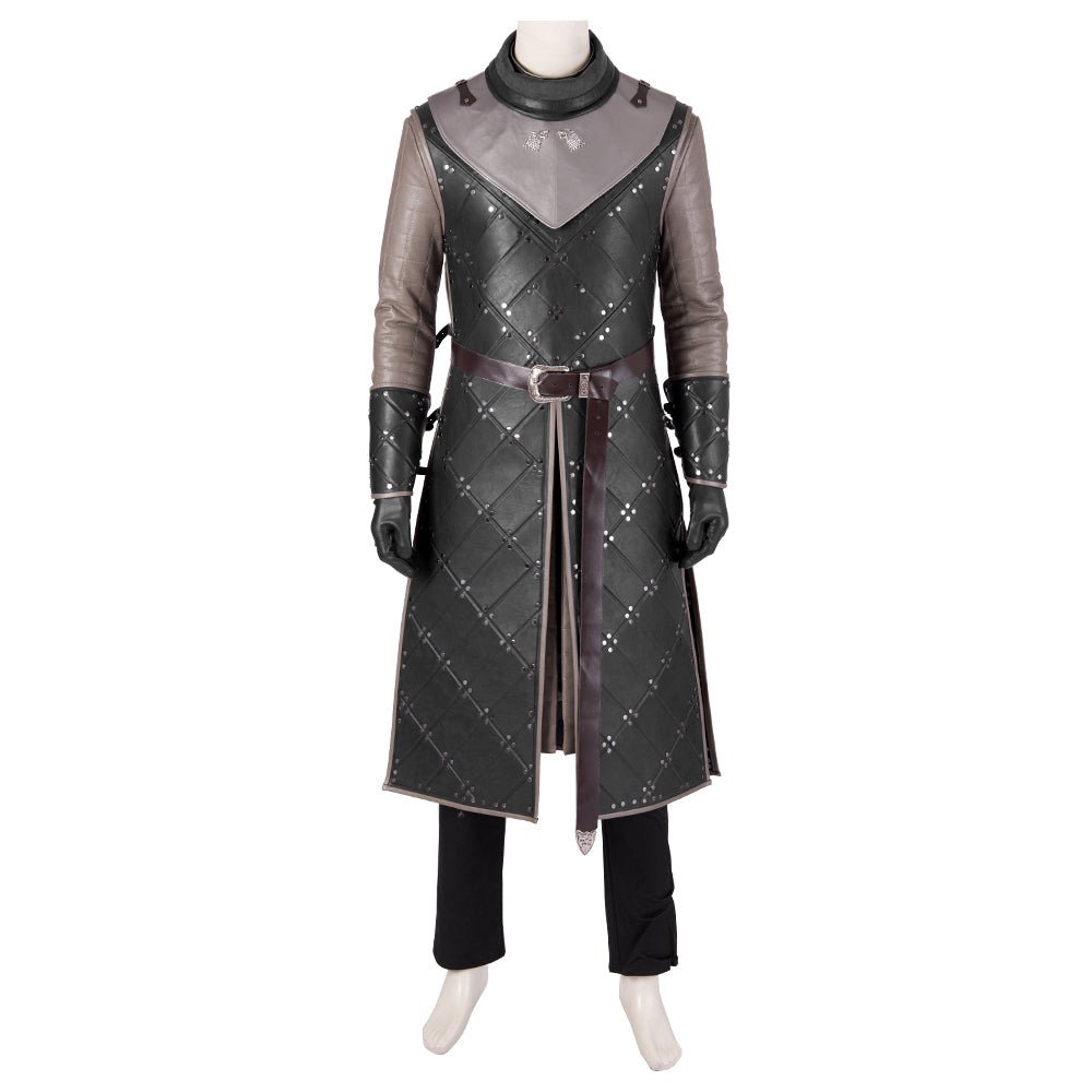 Fantasia de Jon Snow da Temporada 8 de Game of Thrones - Qualidade Premium - Estrela Cosplay