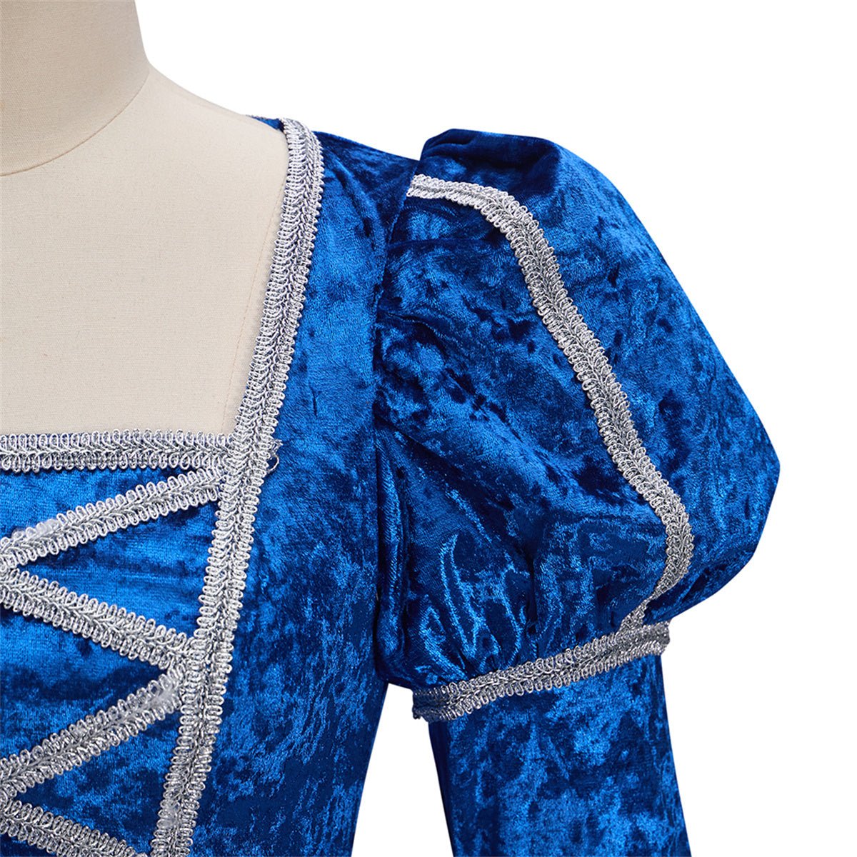 Vestido Azul Medieval Renascentista para Cosplay - Estrela Cosplay