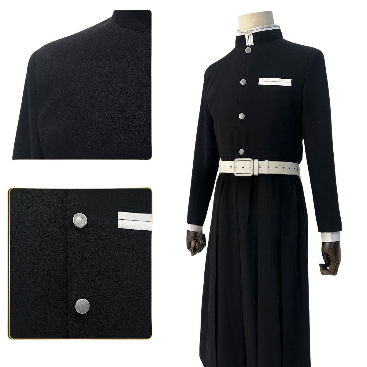 Traje de Cosplay Kamado Tanjiro - Demon Slayer Anime - Estrela Cosplay