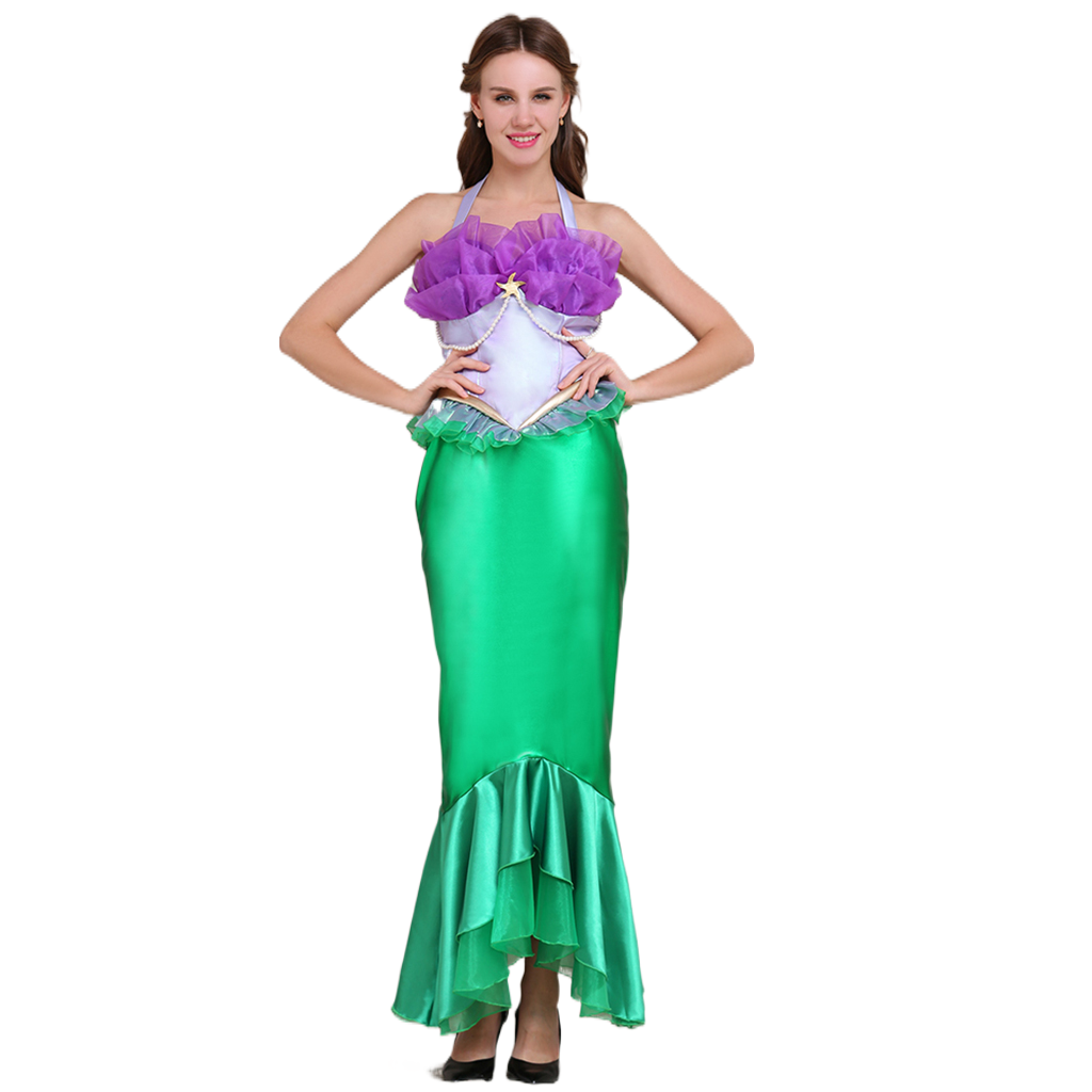 Fantasia de Cosplay da Ariel - A Pequena Sereia | Fantasia da Disney para Todas as Versões | Série de Cosplay - Estrela Cosplay