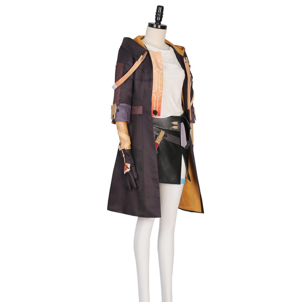 Fantasia Feminina Trailblazer de Honkai Star Rail para Halloween - Conjunto Completo - Estrela Cosplay