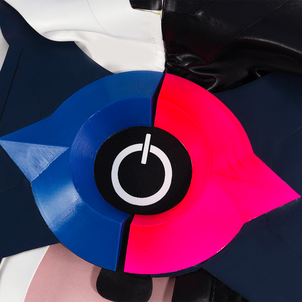 Fantasia Delirium Blue Delta - Texas the Omertosa de Arknights para Cosplay - Estrela Cosplay