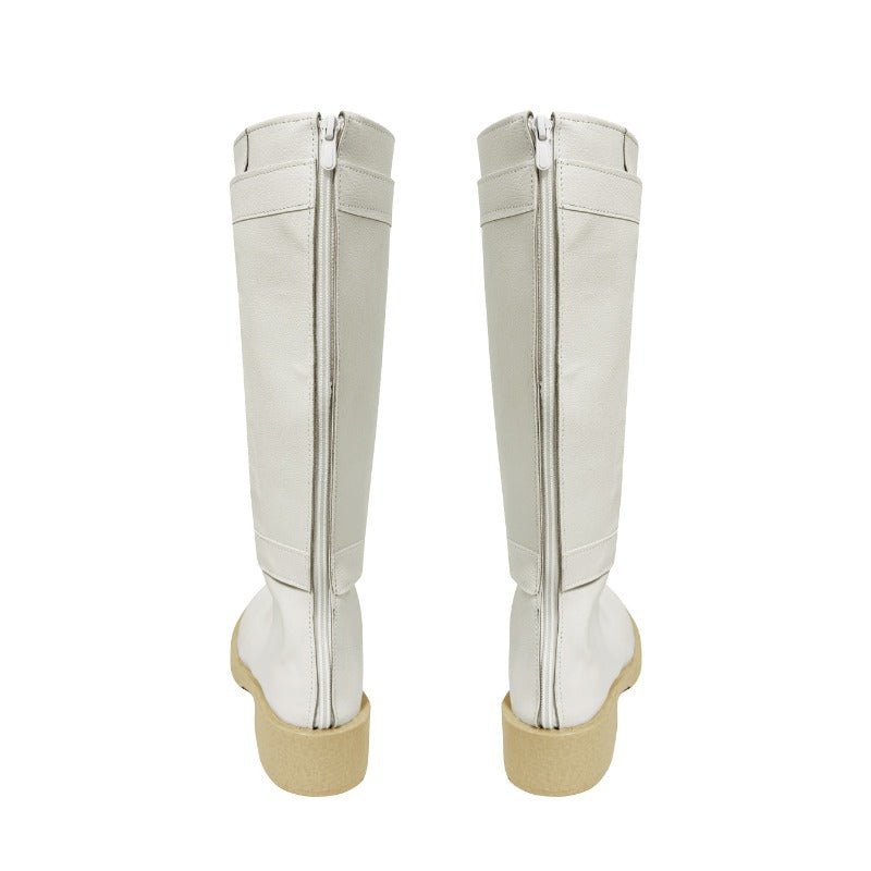 Traje de Cosplay Rainha Amidala Padmé - Roupa de Batalha Branca com Capa para Mulheres - Estrela Cosplay