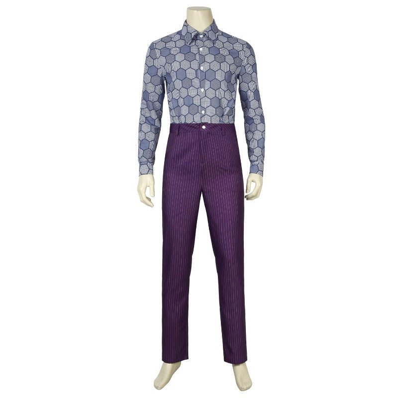 Fantasia de Cosplay do Joker de Batman O Cavaleiro das Trevas - Traje de Halloween para Fãs - Estrela Cosplay