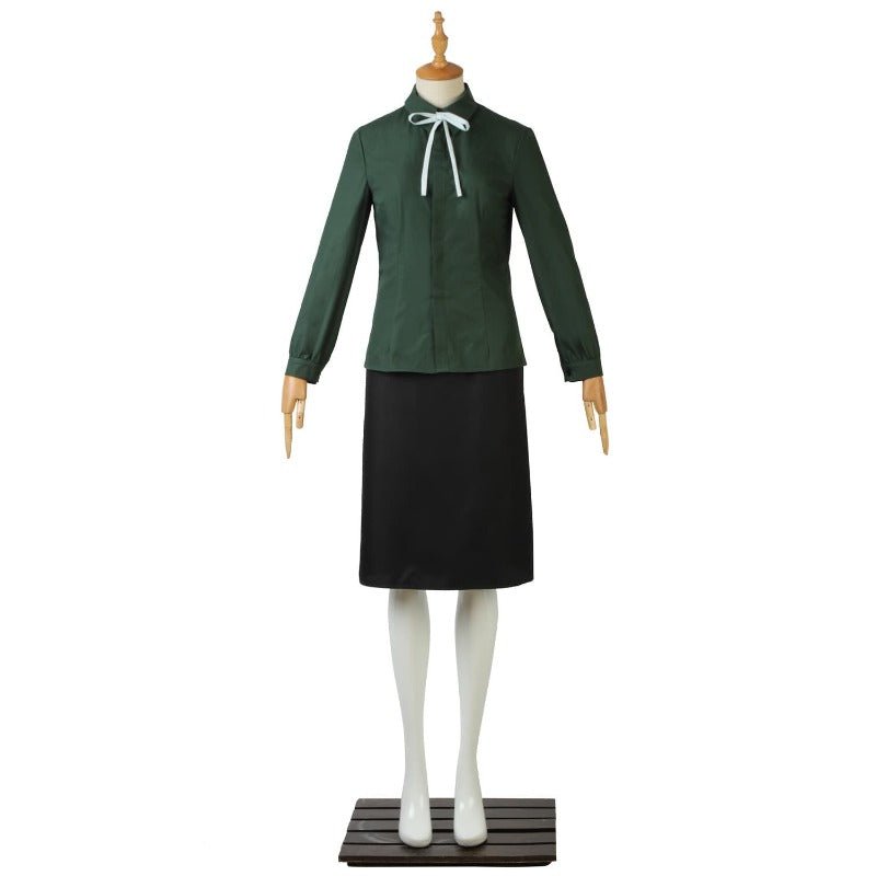 Fantasia de Cosplay Saiko Yonebayashi - Tóquio Ghoul: Terno Branco e Peruca Azul - Estrela Cosplay