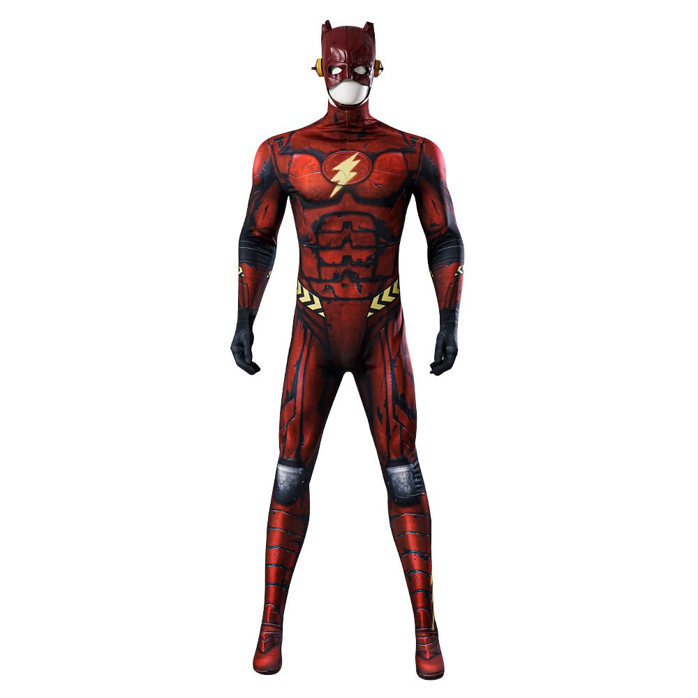 Macaquinho Cosplay The Flash com Capuz - Roupa de Halloween para Homens - Estrela Cosplay