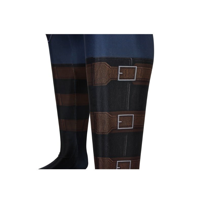 Fantasia Cosplay Capitão América Soldado Invernal Impressão Digital para Fãs e Eventos de Cosplay - Estrela Cosplay