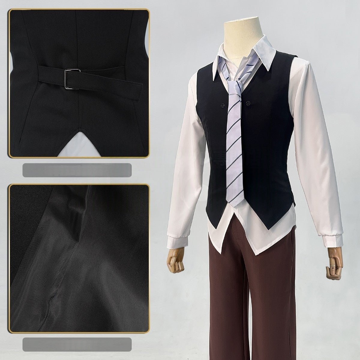 Traje de Cosplay Edogawa Ranpo - Bungo Stray Dogs Anime - Estrela Cosplay