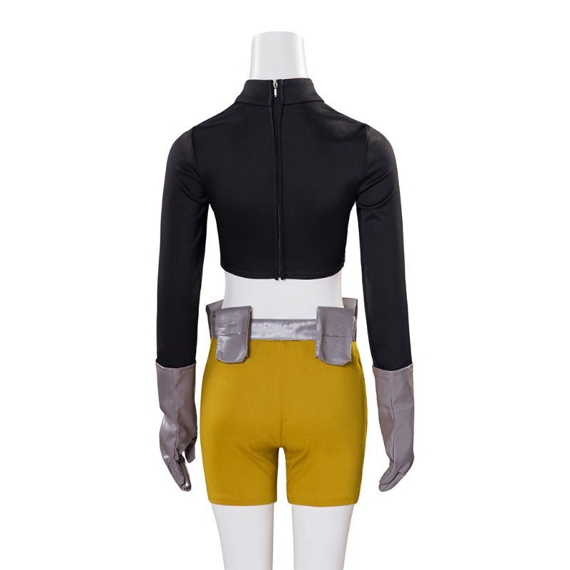 Fantasia de Cosplay Terra Teen Titans para Meninas - Traje de Super-Herói para Halloween - Estrela Cosplay