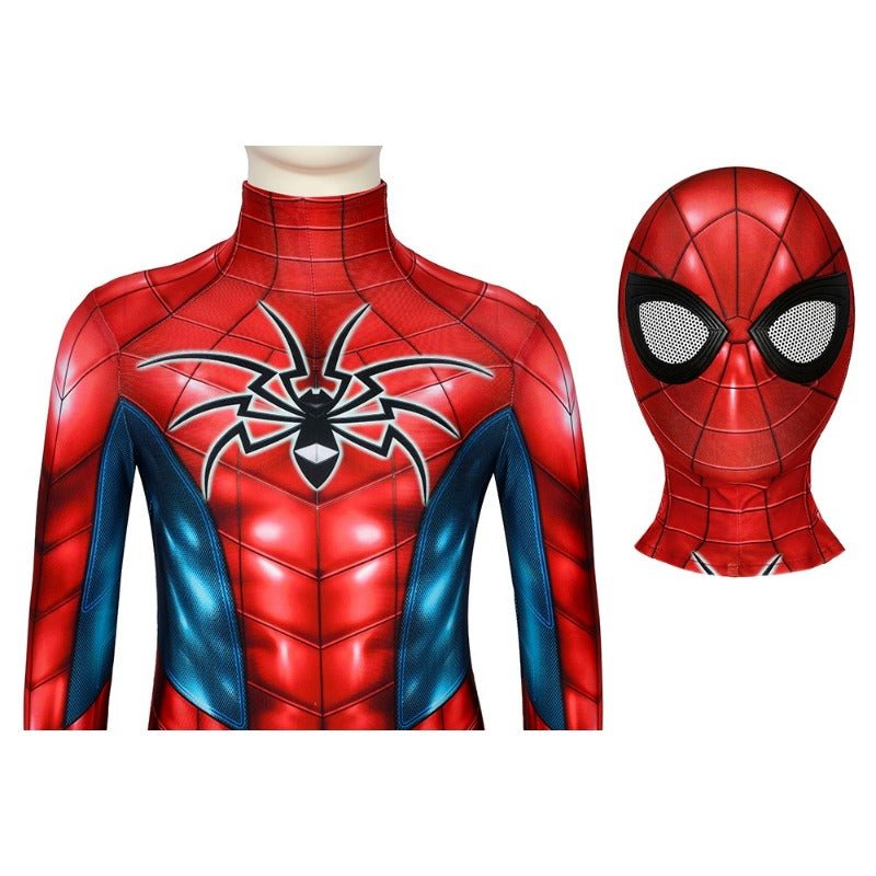 Traje de Cosplay Spider-Man PS4 Armadura-MK IV para Crianças - Presente para Crianças - Estrela Cosplay