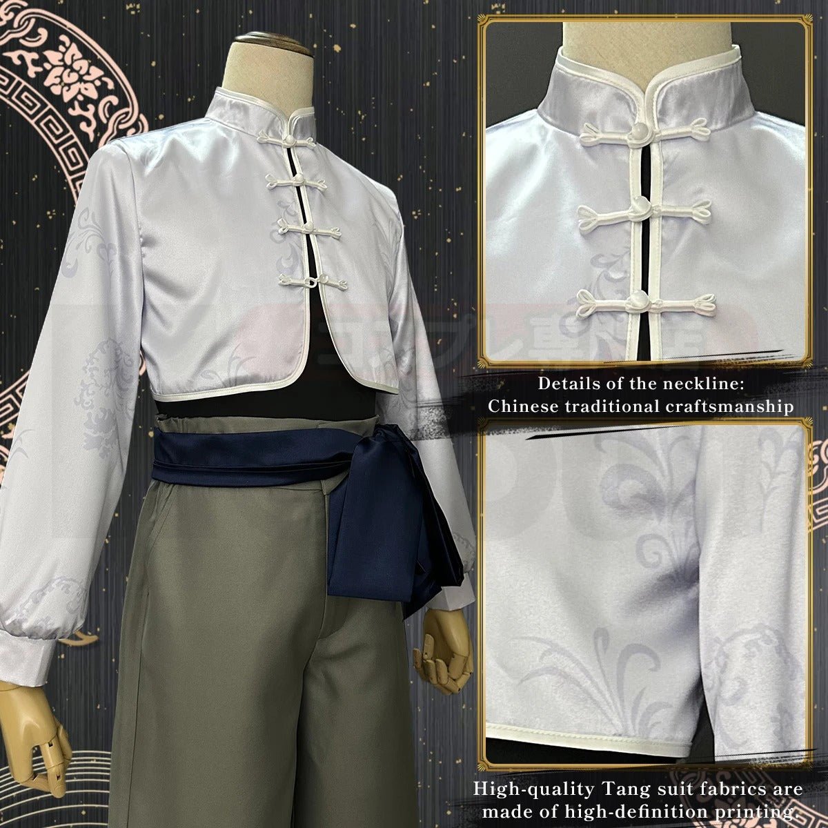 Blue Lock Anime Reo Mikage Cosplay Traje Chinês Kung Fu Tang Peruca Rosa Fibra Sintética Tamanho Ajustável Halloween - Estrela Cosplay