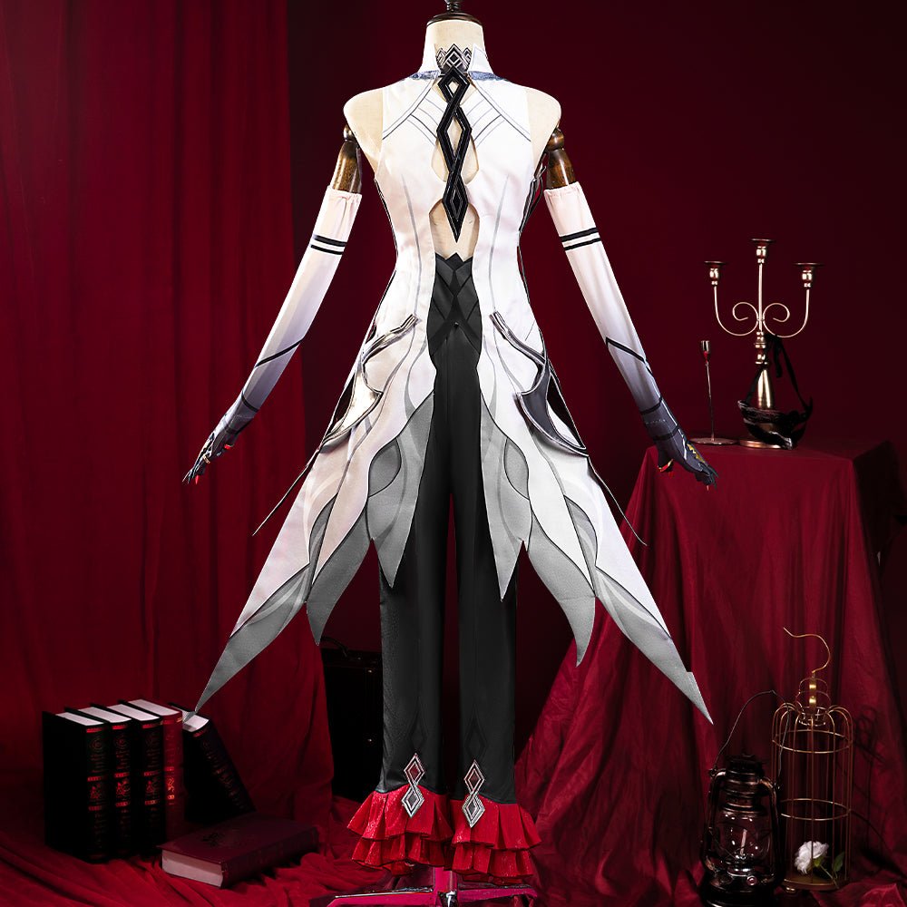 Fantasia de Cosplay Arlecchino Genshin Impact - Traje Original do Personagem do Jogo - Estrela Cosplay
