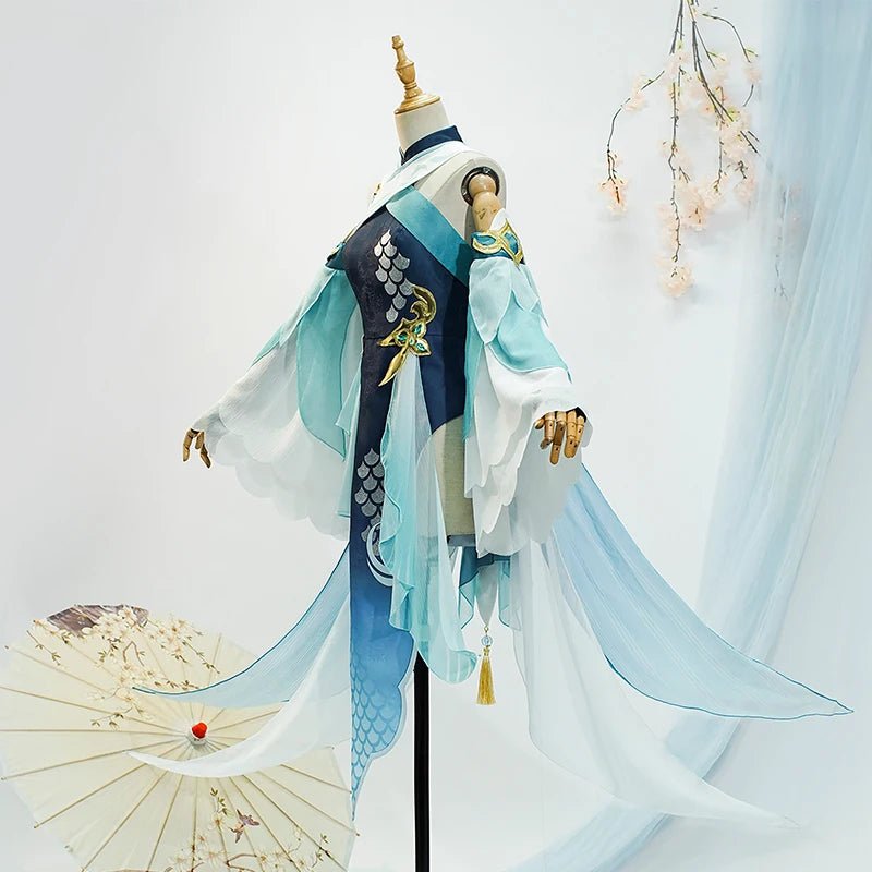 Fantasia Madame Ping de Genshin Impact - Vestido Feminino para Cosplay - Estrela Cosplay