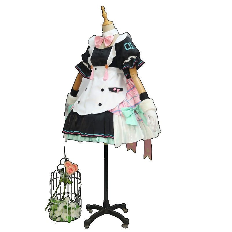 Fantasia de Cosplay Magical Mirai 2021 Coelho Trevo Miku com Botas - Traje de Hatsune Miku - Estrela Cosplay