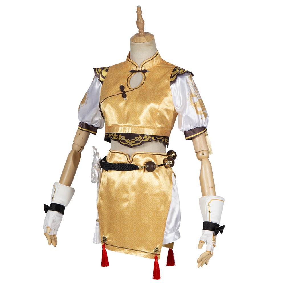 Fantasia de Hu Tao para Halloween, Natal, Carnaval e Ano Novo - Conjunto Completo - Estrela Cosplay