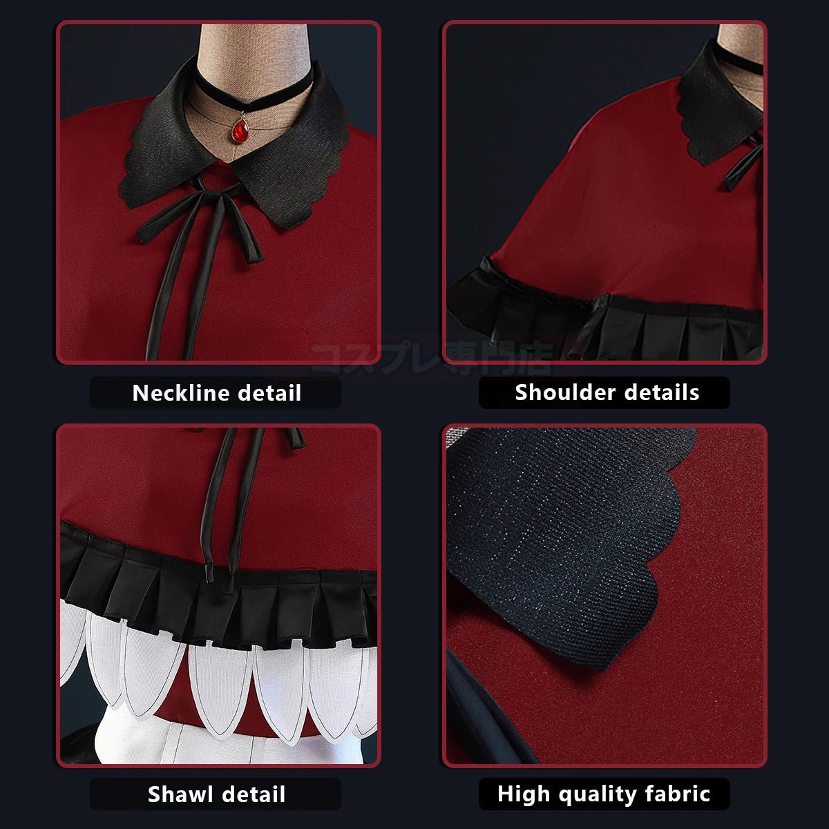 Fantasia Ruby Hoshino de OSHI NO KO Anime - Peruca, Camisa, Xale e Saia - Estrela Cosplay